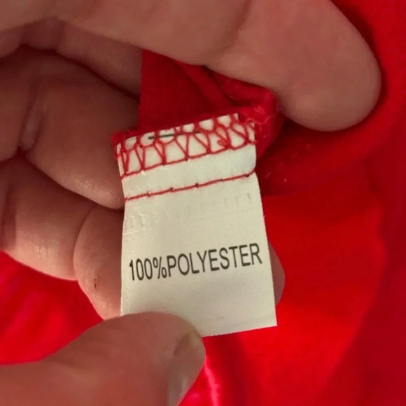 Princess Polly, Agnetha, red, wrap style, mini dress, US 8, NWT - Picture 3 of 12